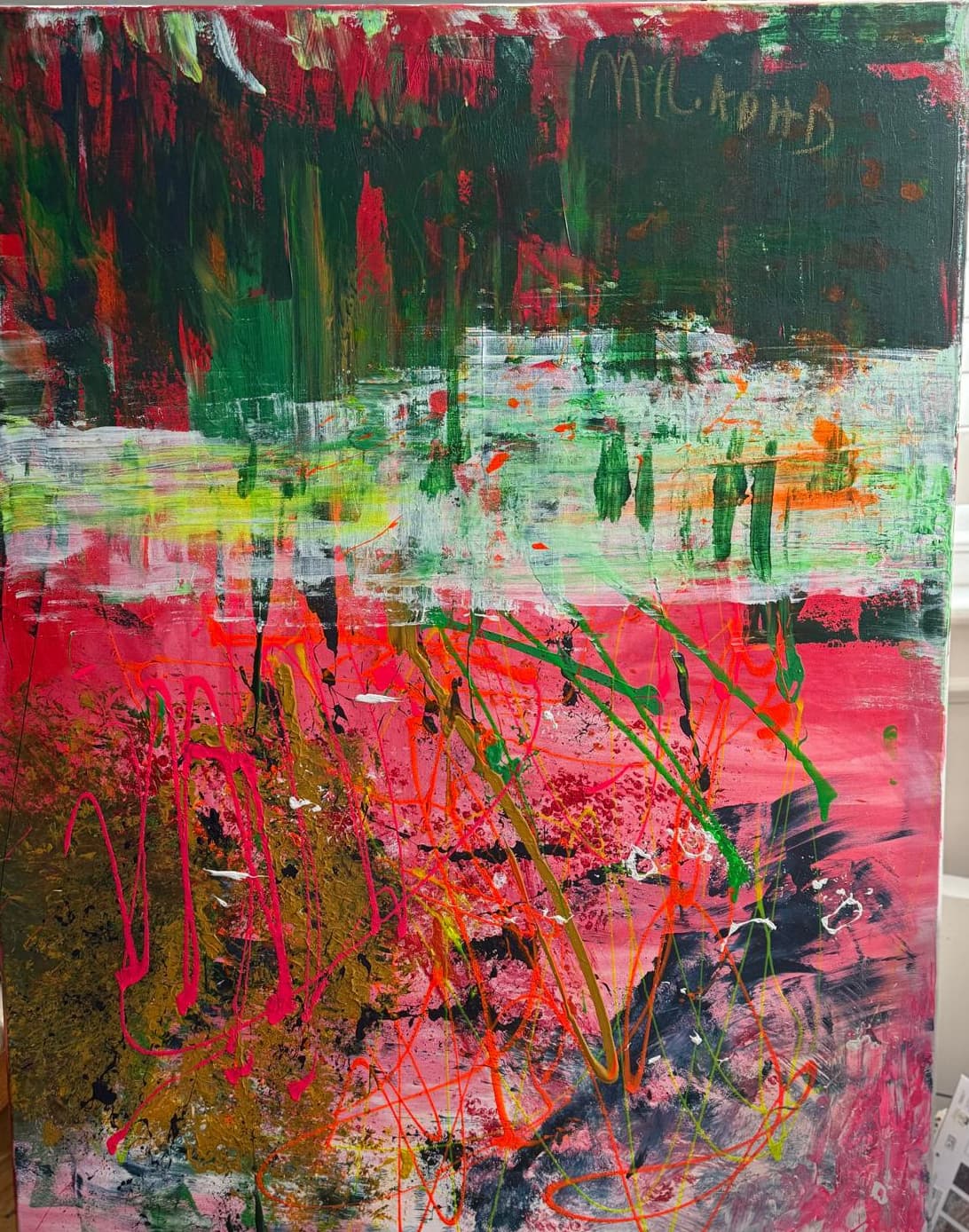 Untitled, —. Acrylic on canvas.